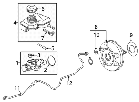 2023 BMW 228i xDrive Gran Coupe Vacuum Pipe Diagram for 11665A01FC3