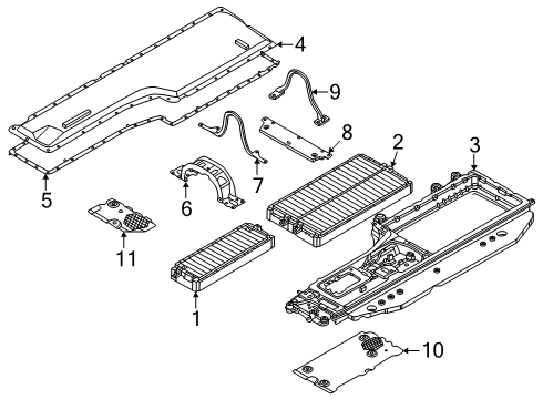2025 BMW 550e xDrive Battery Diagram 4