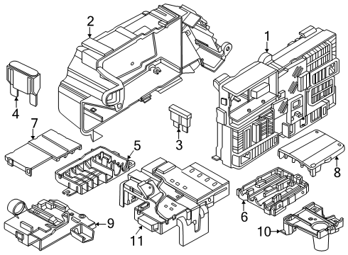 2025 BMW i5 Electrical Components Diagram 7