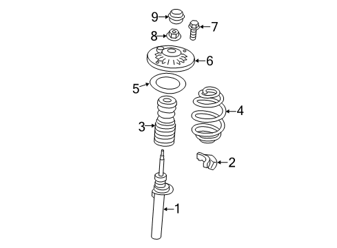 31336787142 Genuine BMW Front Coil Spring | BMW Parts Deal