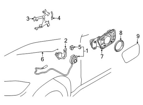 2025 BMW X5 HV WIRING HARNESS CHARGING C Diagram for 61295B32B89