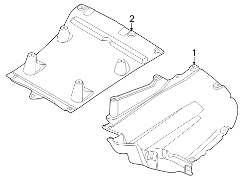 2024 BMW i7 REAR DIFFUSER CENTER Diagram for 51759498302