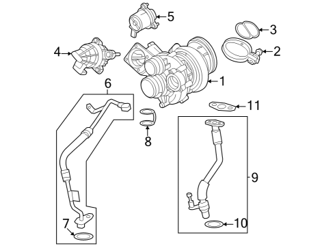 2025 BMW X5 O-Ring Diagram for 07148854461