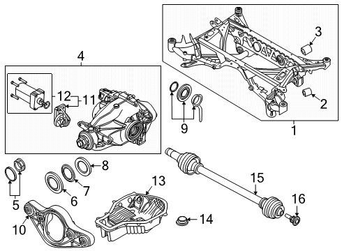 2023 BMW M2 SET POSITIONING MOTOR Diagram for 33117908169