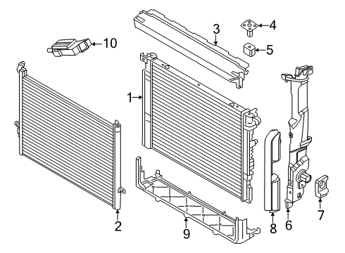 2024 BMW 530i xDrive RUBBER MOUNT Diagram for 17115A18881