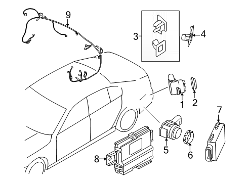 2024 BMW i5 Lane Departure Warning Diagram 2