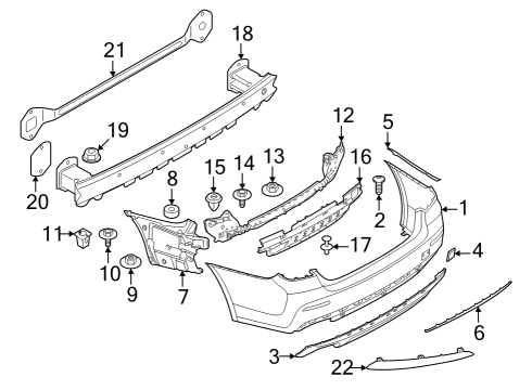 2023 BMW 530e SEAL Diagram for 51125A7CEA6