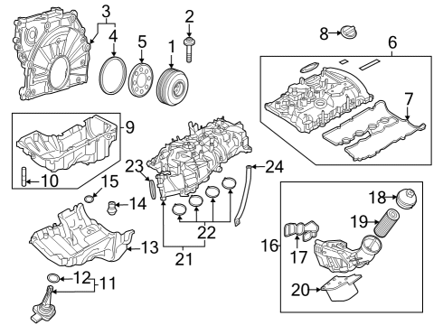 2024 BMW 430i Gran Coupe Gear Wheel Diagram for 11278471861