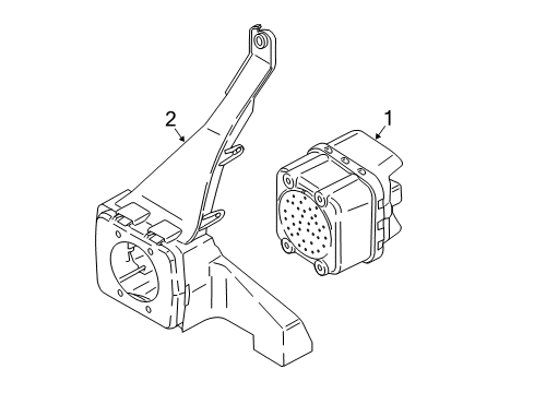 2023 BMW 530e BRACKET FOR VSG Diagram for 65152898803