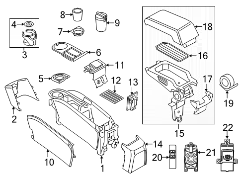 2021 BMW i3 Controller Diagram for 65825A3B1E6
