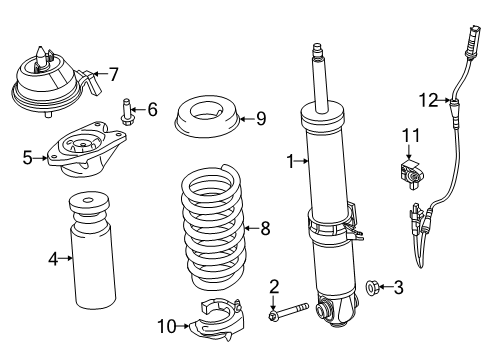 2023 BMW M2 CABLE FOR WHEEL ACCELERATION Diagram for 37148091443