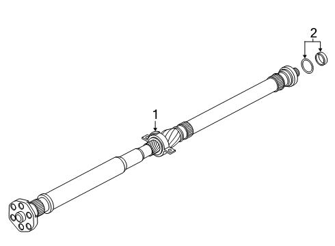 2025 BMW Z4 PROP SHAFT Diagram for 26108840248