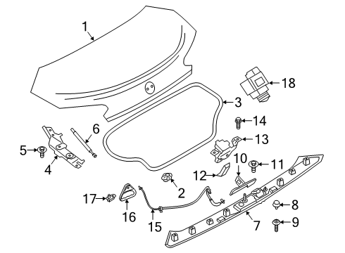 2021 BMW Z4 REARVIEW CAMERA Diagram for 66555A7F553