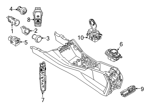 2021 BMW X4 Controller Diagram for 65825A14E63