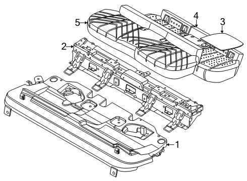 2025 BMW XM Rear Seat Diagram 2