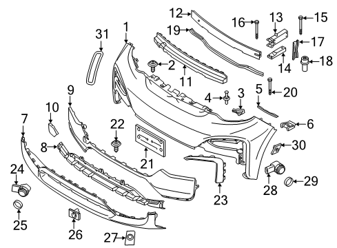 2021 BMW i3 OVAL-HEAD SCREW WITH SPRING Diagram for 07145A48F73