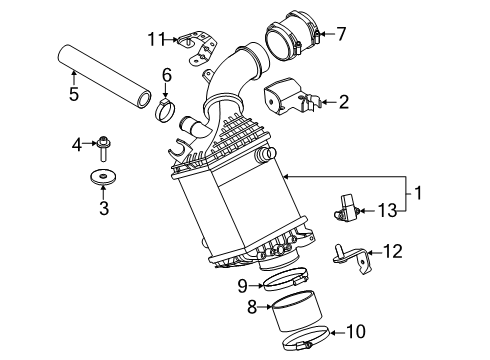2025 BMW X6 Intercooler Diagram 2