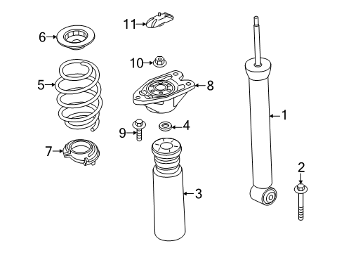 2025 BMW 228 xDrive Gran Coupe Guide Support Diagram for 33505A323B5