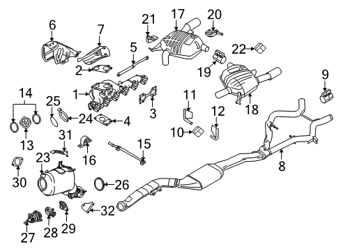 Gasket Diagram for 18307823692