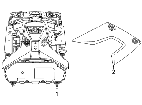 2023 BMW 228i xDrive Gran Coupe Roof Function Center Diagram for 61315A784B9