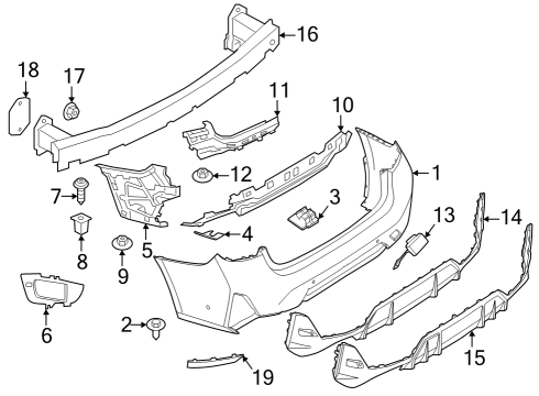 2024 BMW 330e Right Absorber Funnel Diagram for 51128085494