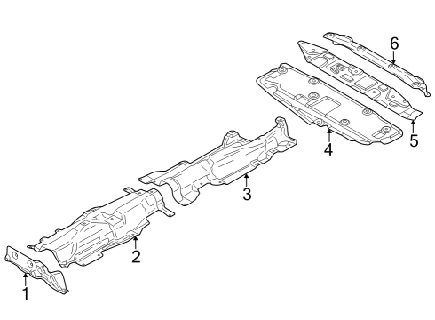 2024 BMW X1 Fuel Tank Heat Insulation Diagram for 51488498381