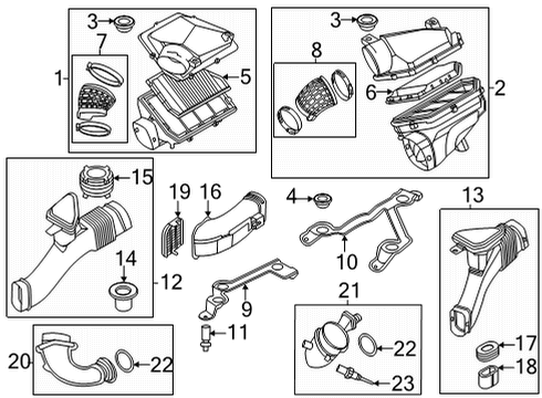 2021 BMW X6 M SPACER SLEEVE Diagram for 13719470170