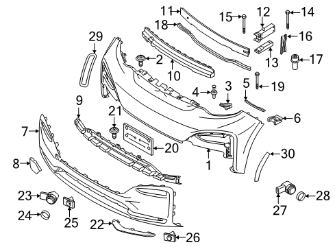 2021 BMW i3s WHEEL ARCH TRIM PRIMED LEFT Diagram for 51117484527
