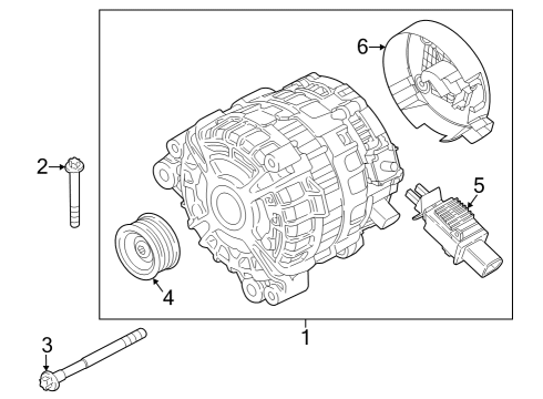 2022 BMW 530i xDrive CARBON BRUSH SET Diagram for 12315A284D3