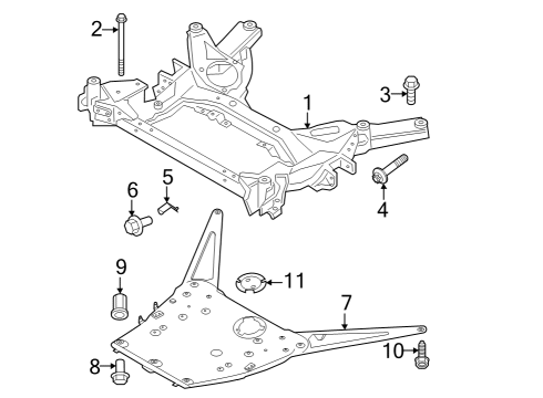 2021 BMW M3 Screw Diagram for 07119909606