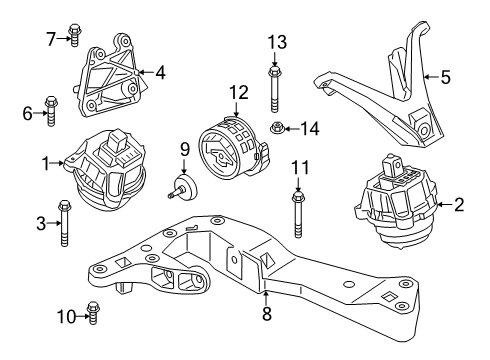 2024 BMW X5 M AUTOMATIC TRANSMISSION Diagram for 24005A9B2D5