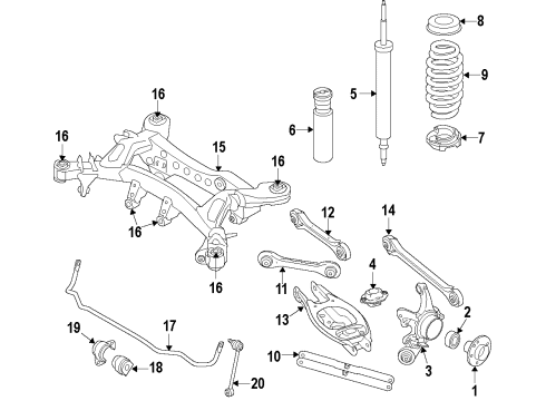 2023 BMW M2 WHEEL HUB WITH BEARING Diagram for 33406899174