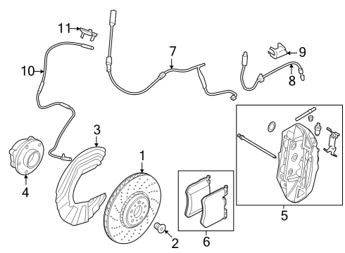 2021 BMW M3 Holder Diagram for 34308095704