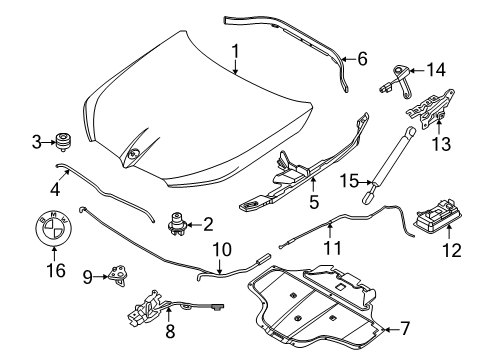 2025 BMW X3 DOOR LOCK PASSIVE Diagram for 51235A35FD4