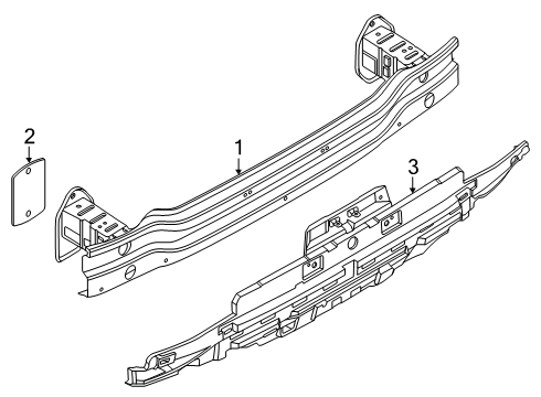 2025 BMW 550e xDrive Bumper & Components - Rear Diagram 2