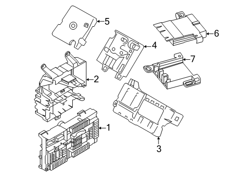 2025 BMW XM Electrical Components Diagram 4