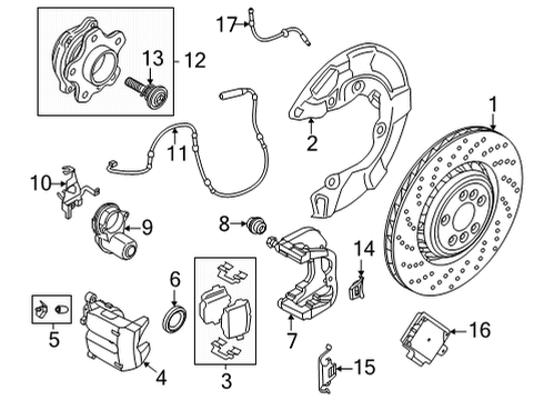 2024 BMW X6 M CONTROL UNIT MPAD Diagram for 34505B60965