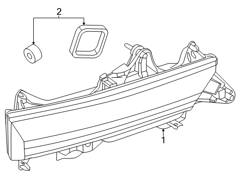 2023 BMW XM TAIL LIGHT TAILGATE LEFT Diagram for 63219879759