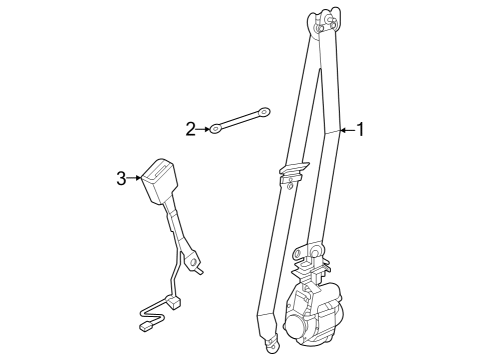 2024 BMW 430i xDrive Gran Coupe LOWER STRAP, FRONT Diagram for 72115A01F85