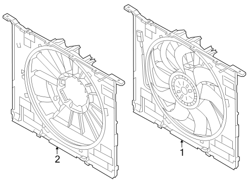 2024 BMW 750e xDrive HOSE HEAT MANAGEMENT MODULE Diagram for 17125A06868