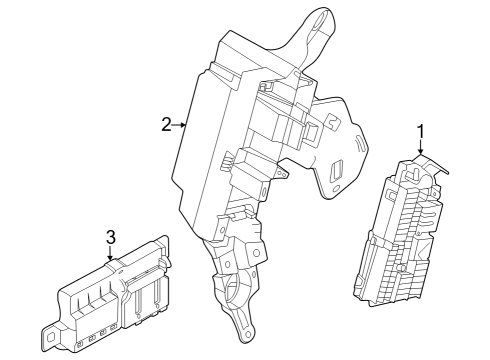 2024 BMW iX POWER DISTRIBUTION BOX Diagram for 61148720724