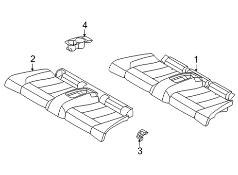 2021 BMW 430i CUP HOLDER Diagram for 52209880250