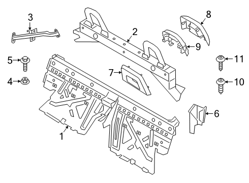 2022 BMW Z4 TRIM ROLL BAR FRONT, LEFT Diagram for 51467459683