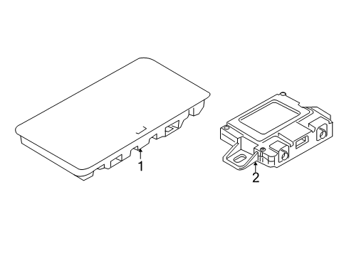 2021 BMW 330e xDrive Charging Device Diagram for 84105A3E813