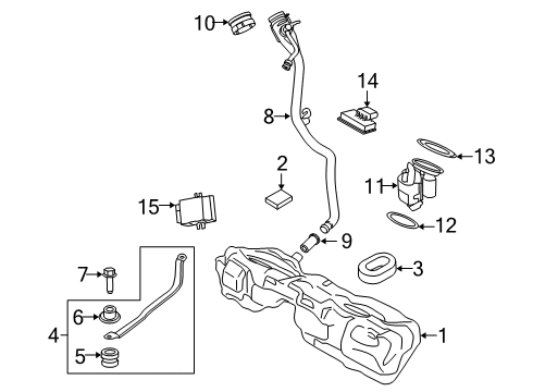 2022 BMW M3 ACCELERAT.PEDAL MODULE, MANU Diagram for 35406889821