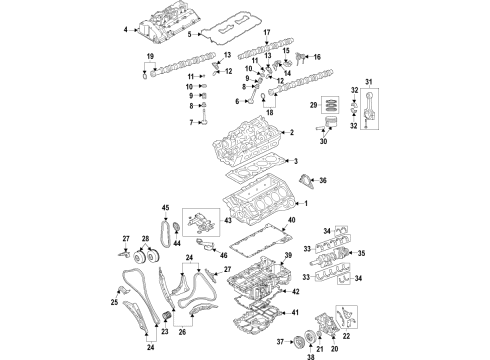 2024 BMW X6 Crankshaft Diagram for 11211020766