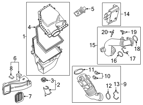 2023 BMW X4 M Spring Clip Diagram for 13719488139