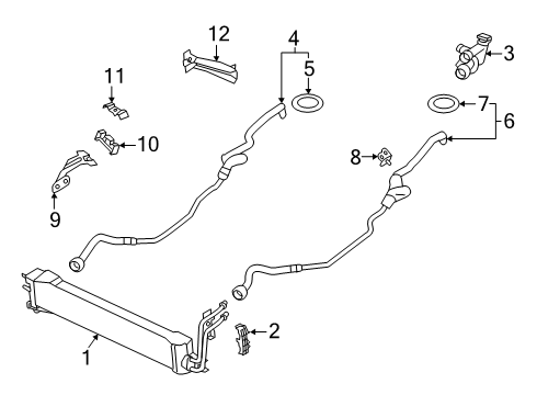 2021 BMW X5 Trans Oil Cooler Diagram 3