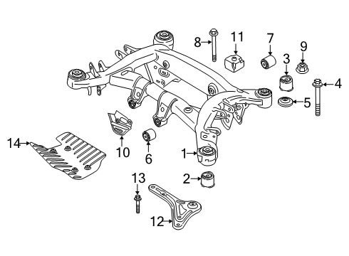 2024 BMW X4 M COMPRESSION STRUT, RIGHT Diagram for 33308857916