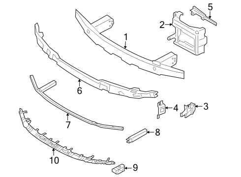 2025 BMW i4 Shock Absorber Front Diagram for 51118096506